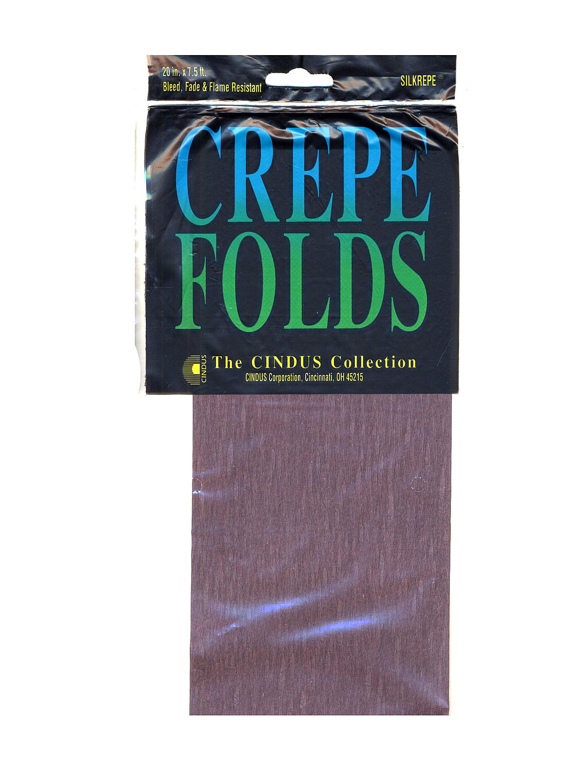 Crepe Paper Folds Brown