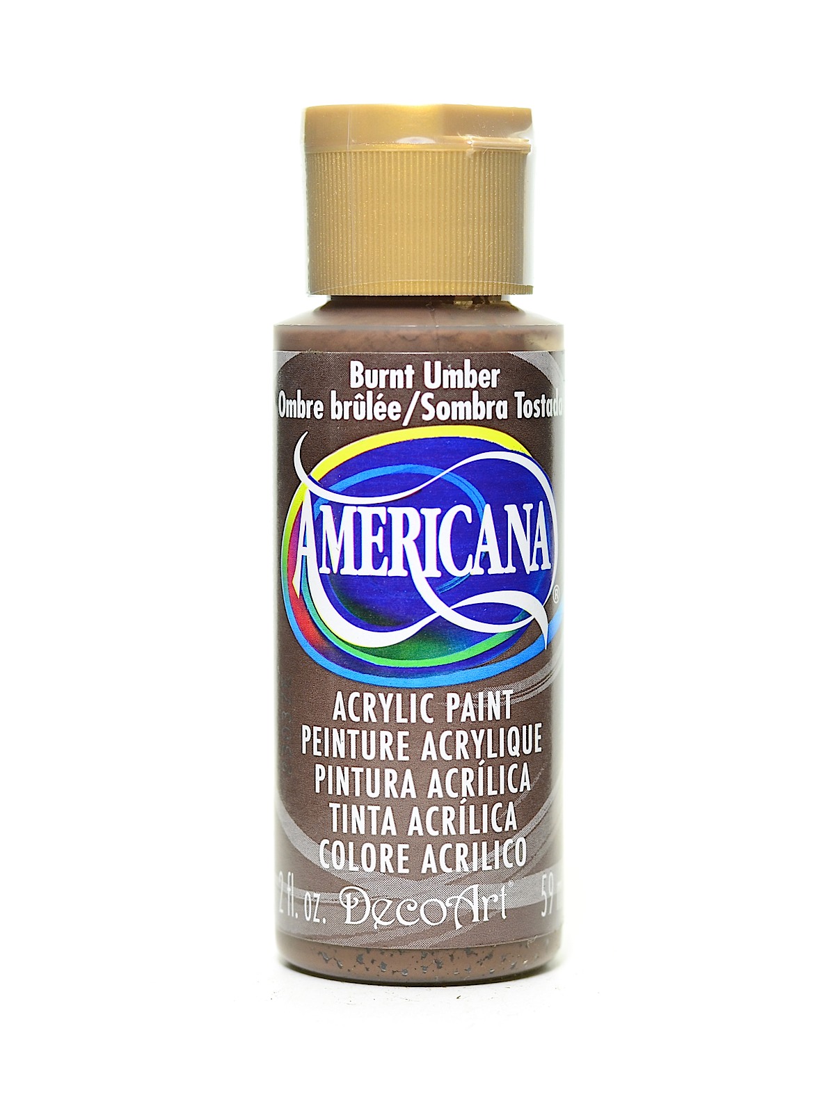 Americana Acrylic Paints burnt umber 2 oz.