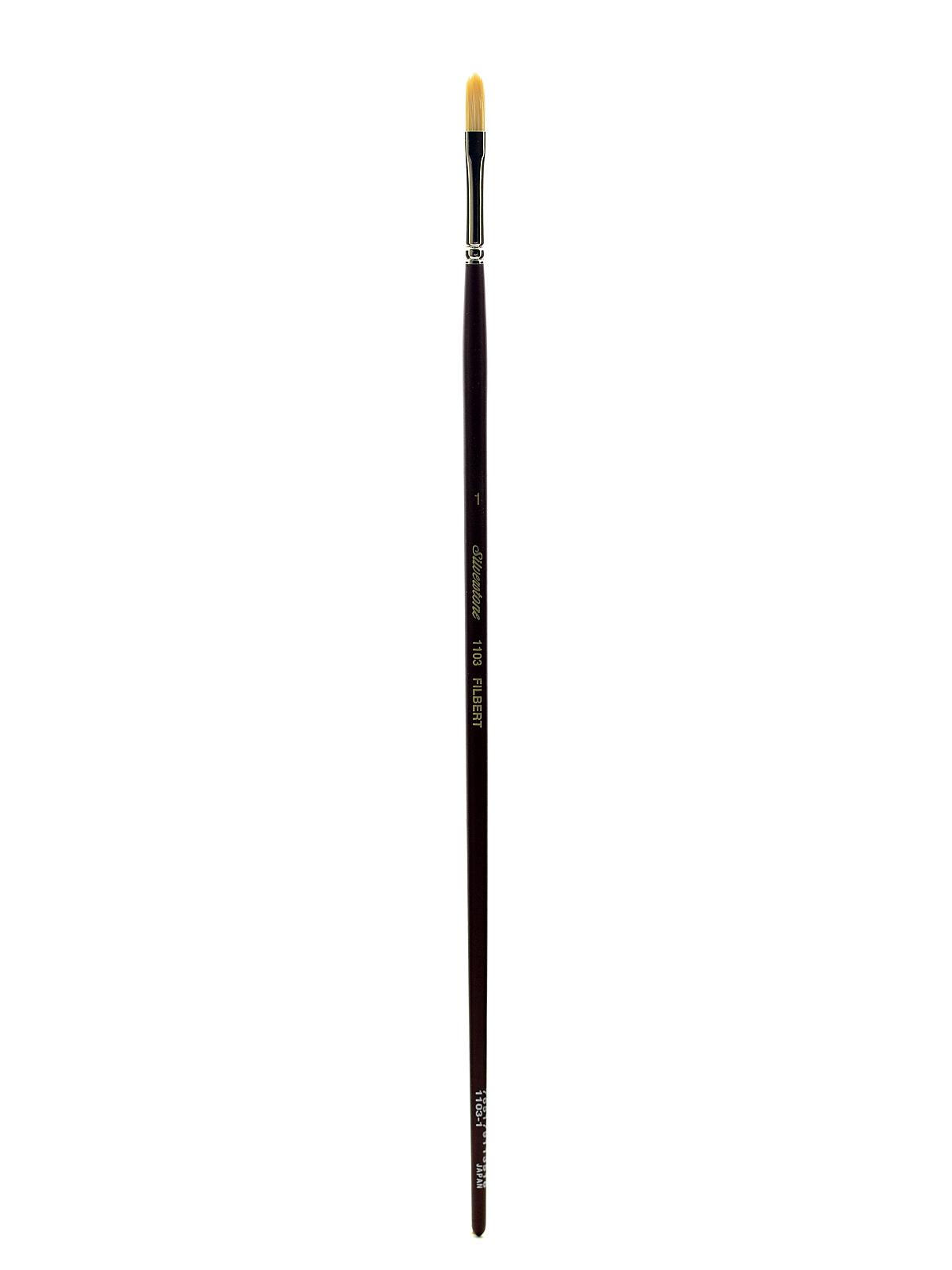 Silverstone Series Hog Bristle Brushes 1 filbert 1103