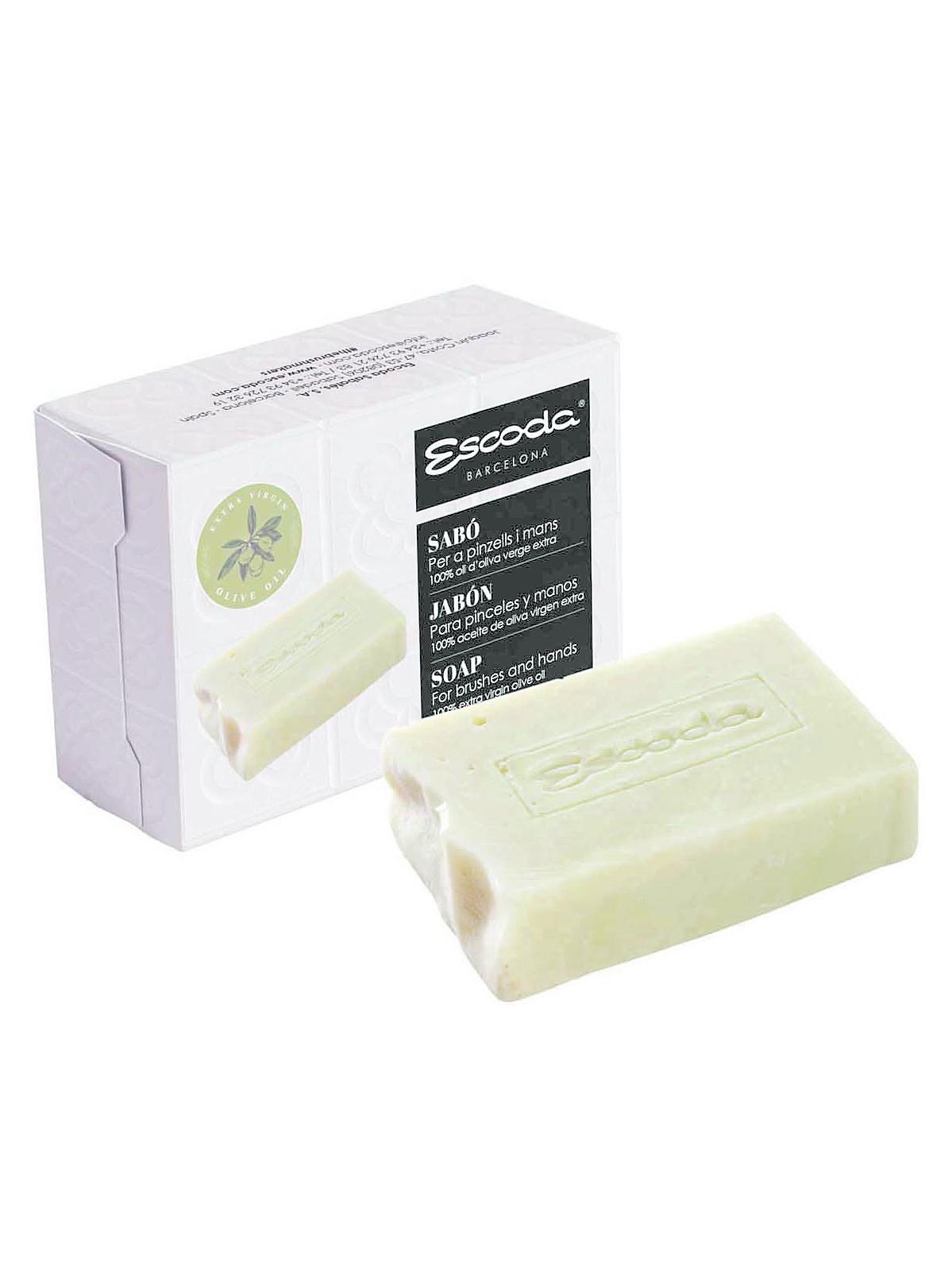 Olive Oil Brush & Hand Soap B100 Bar 100 G   3.53 Oz.