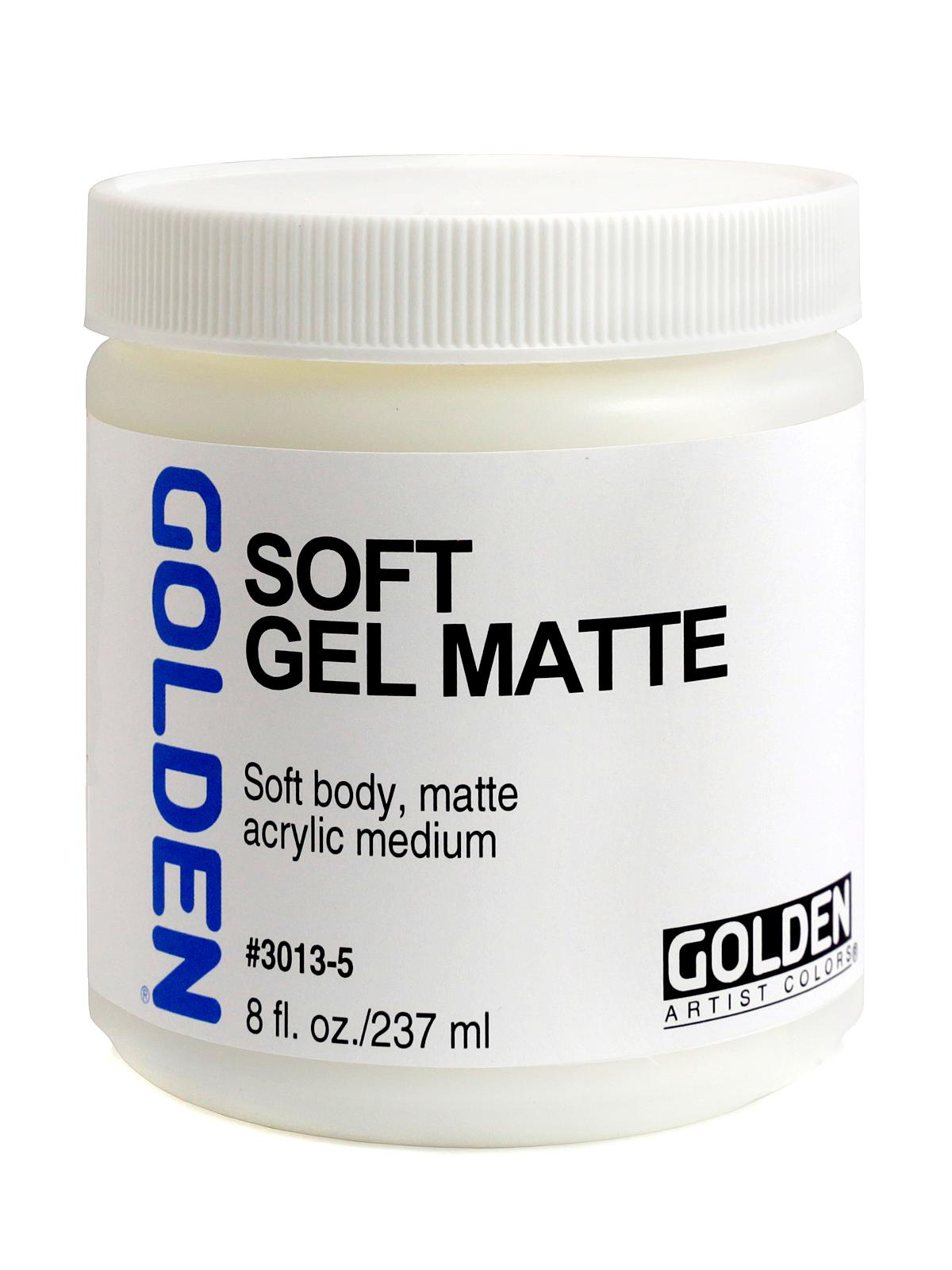 Gel Mediums soft matte 8 oz.