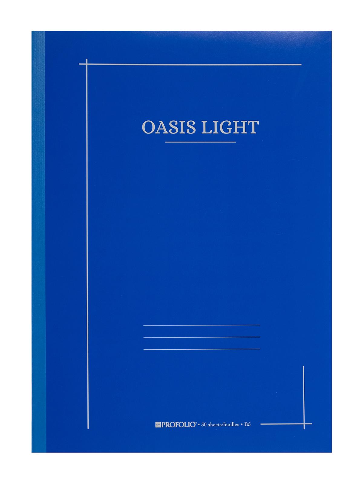 Profolio Oasis Light Notebooks 7 in. x 9.9 in. blueberry 30 pages