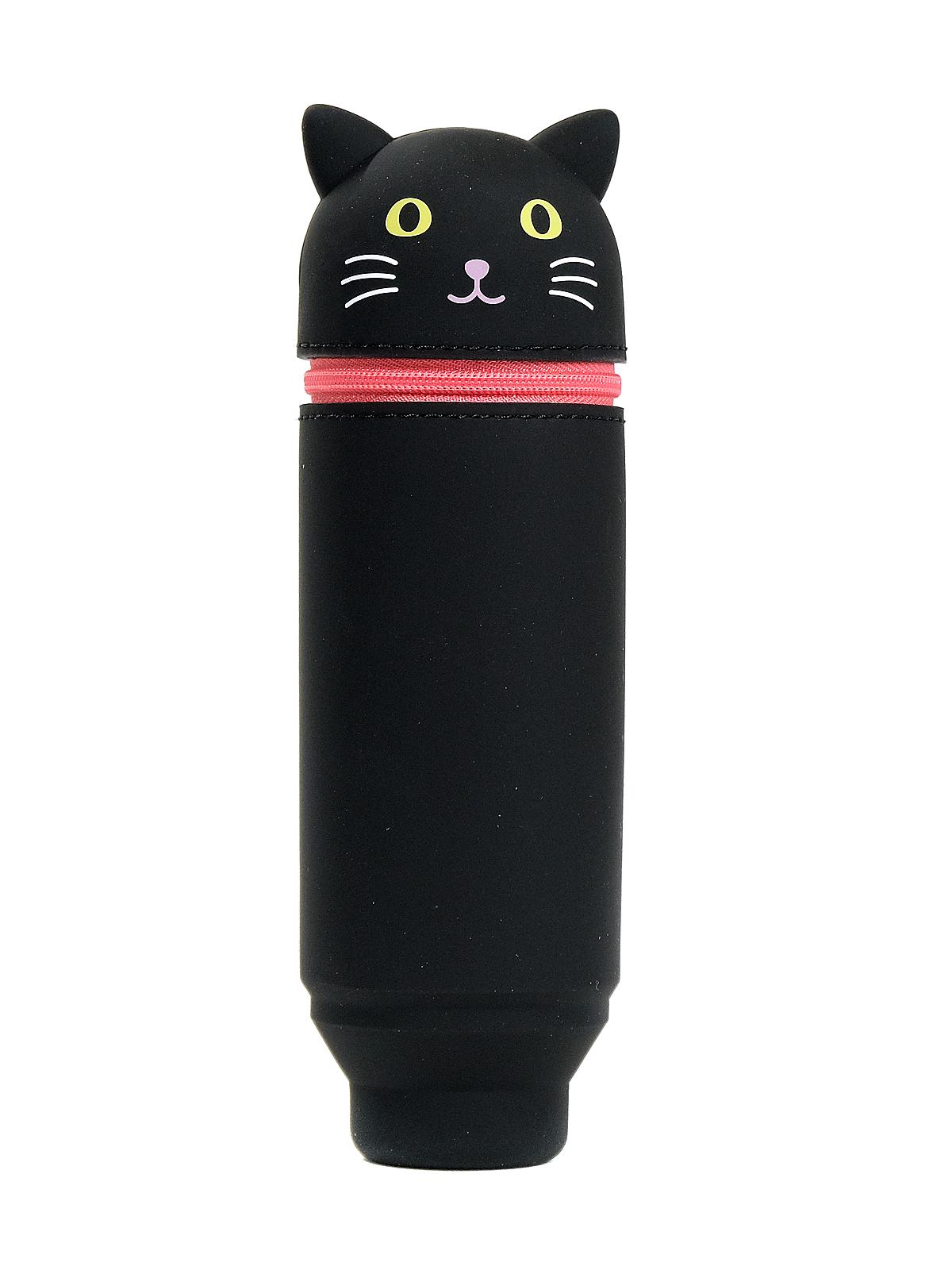 Stand-Up Pen Cases black cat