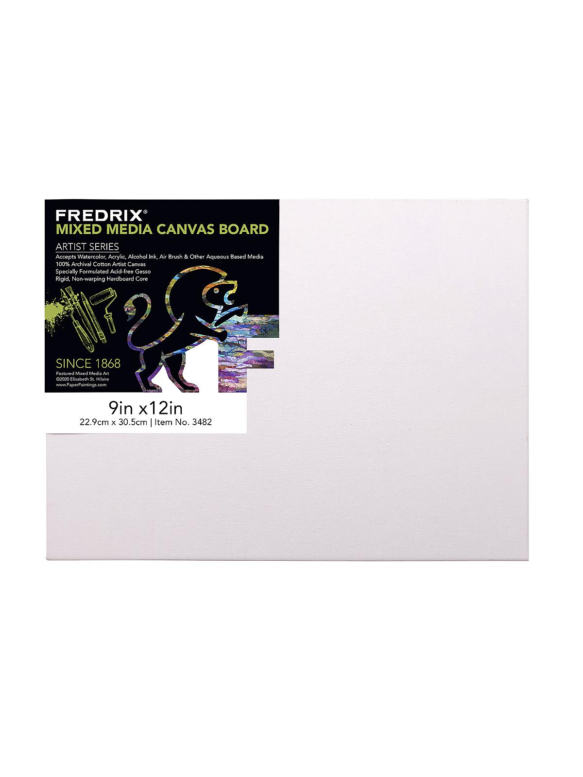 Mixed Media Archival Canvas Boards 9 in. x 12 in. each