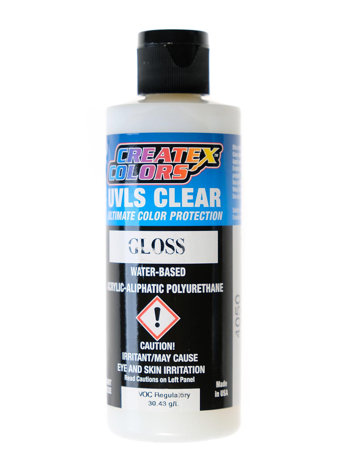 UVLS Clear Color Protection gloss 4 oz. bottle