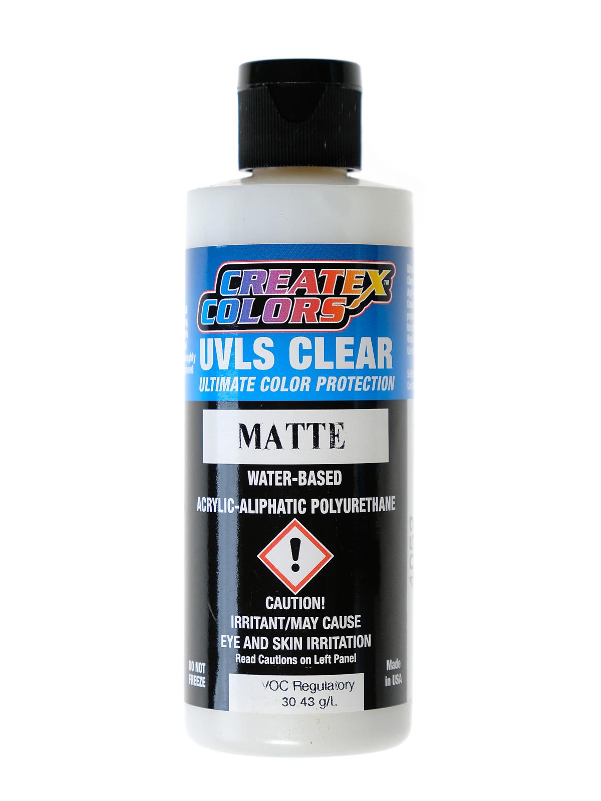 UVLS Clear Color Protection matte 4 oz. bottle
