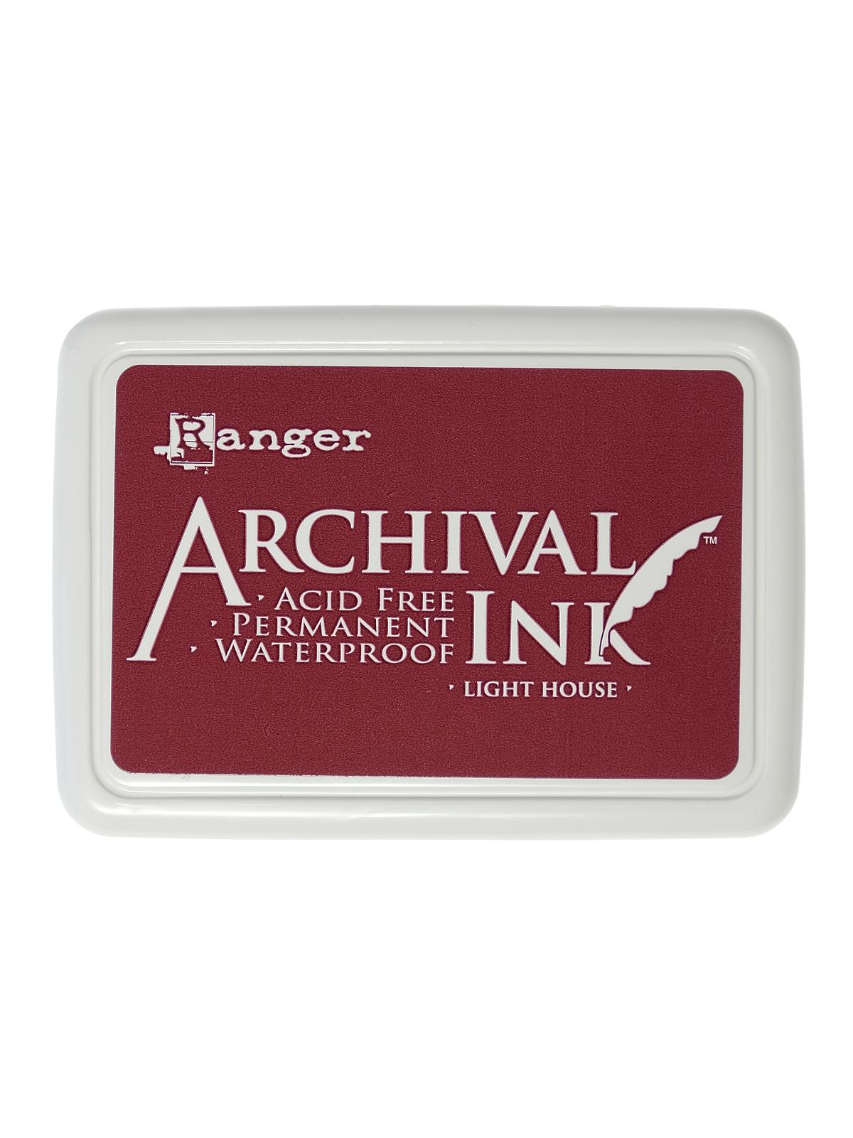 Archival Ink light house 2 1 2 in. x 3 3 4 in. pad