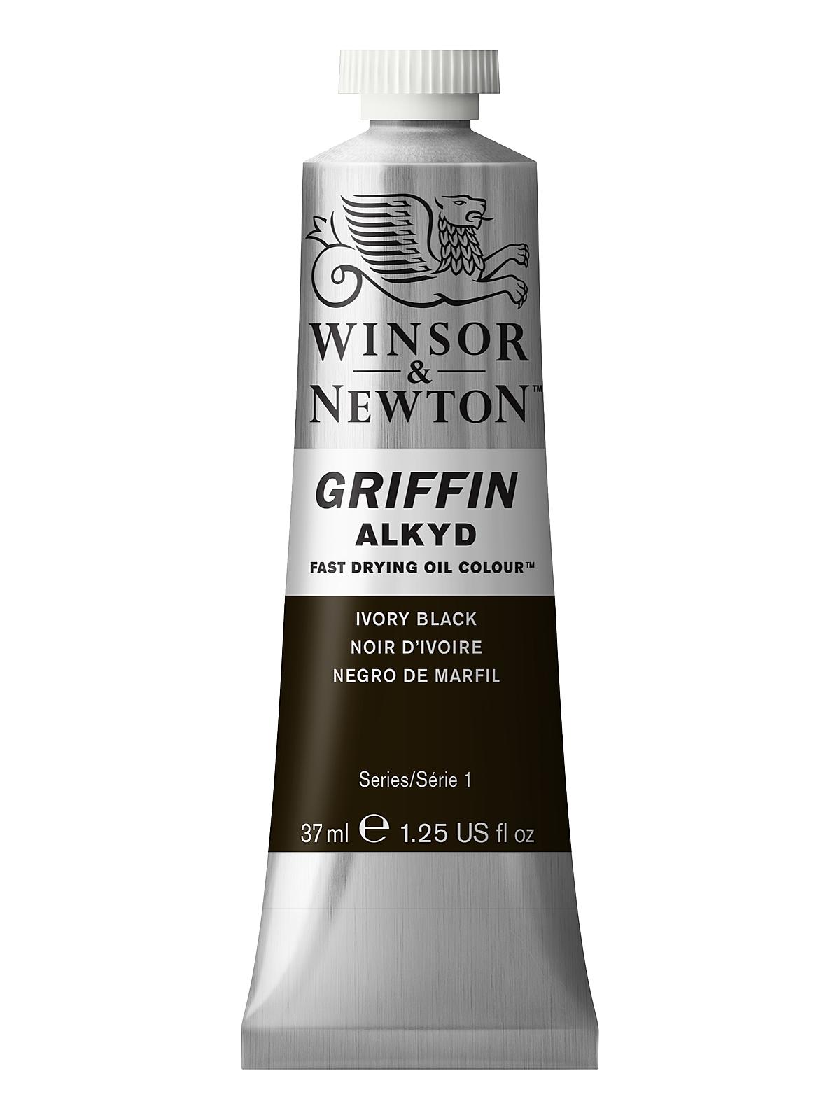 Griffin Alkyd Oil Colours ivory black 37 ml 331