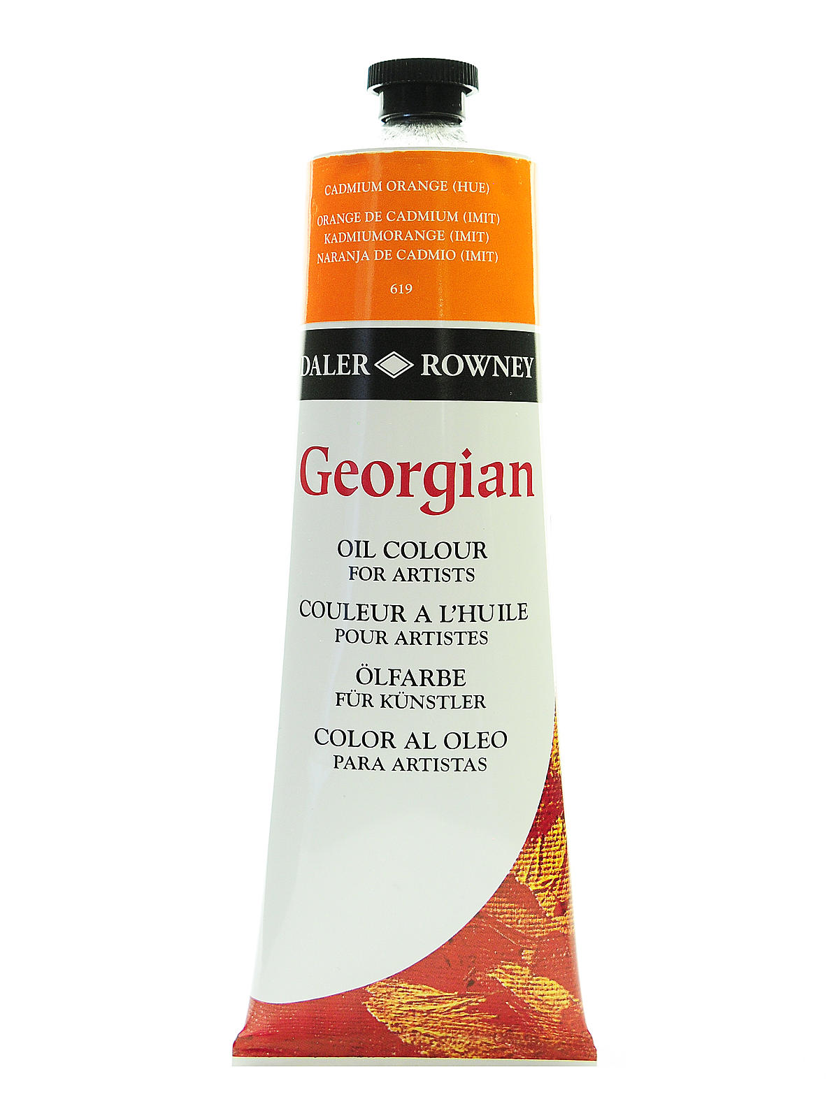 Georgian Oil Colours cadmium orange hue 225 ml