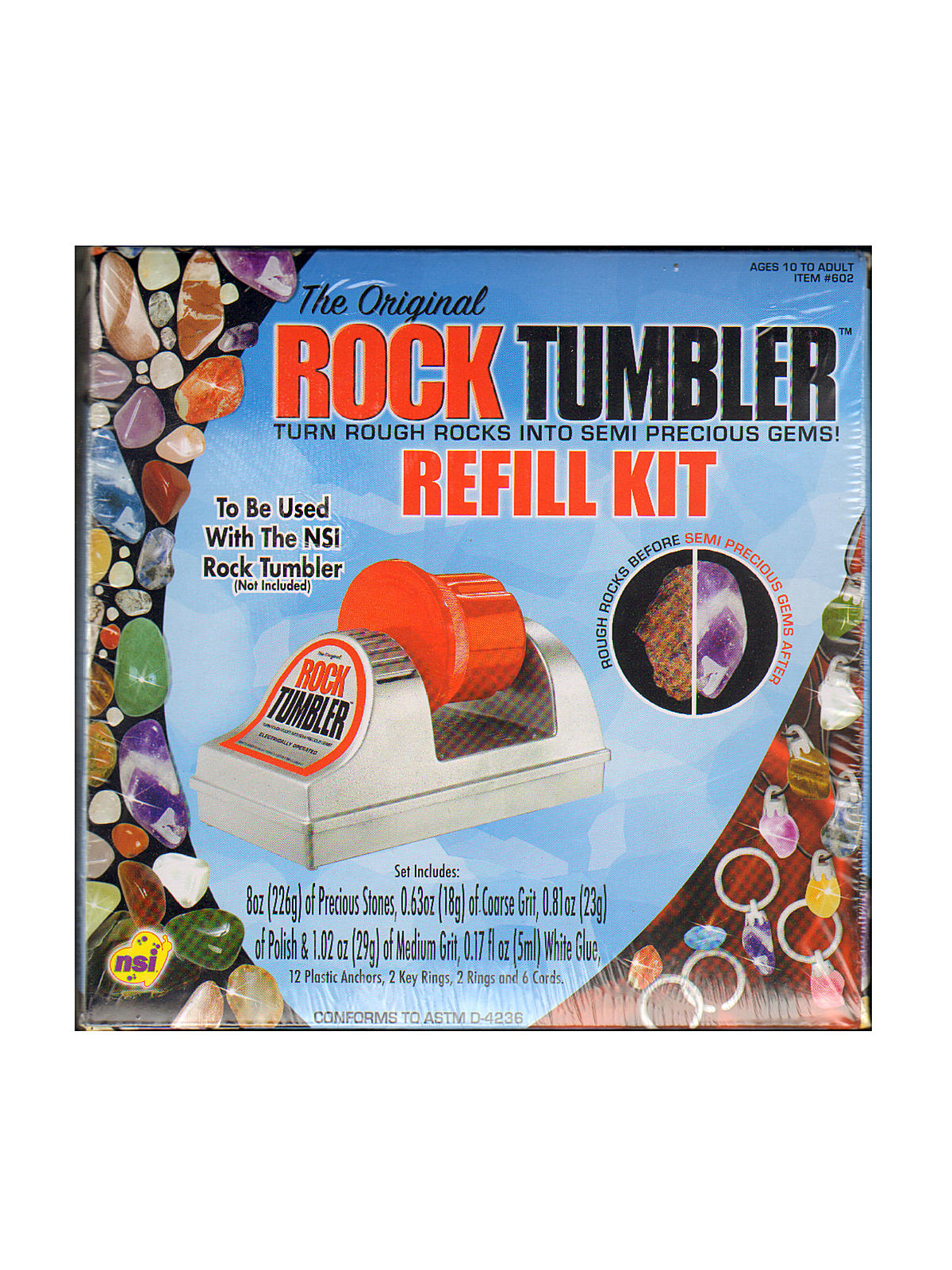 The Original Rock Tumbler Refill Kit