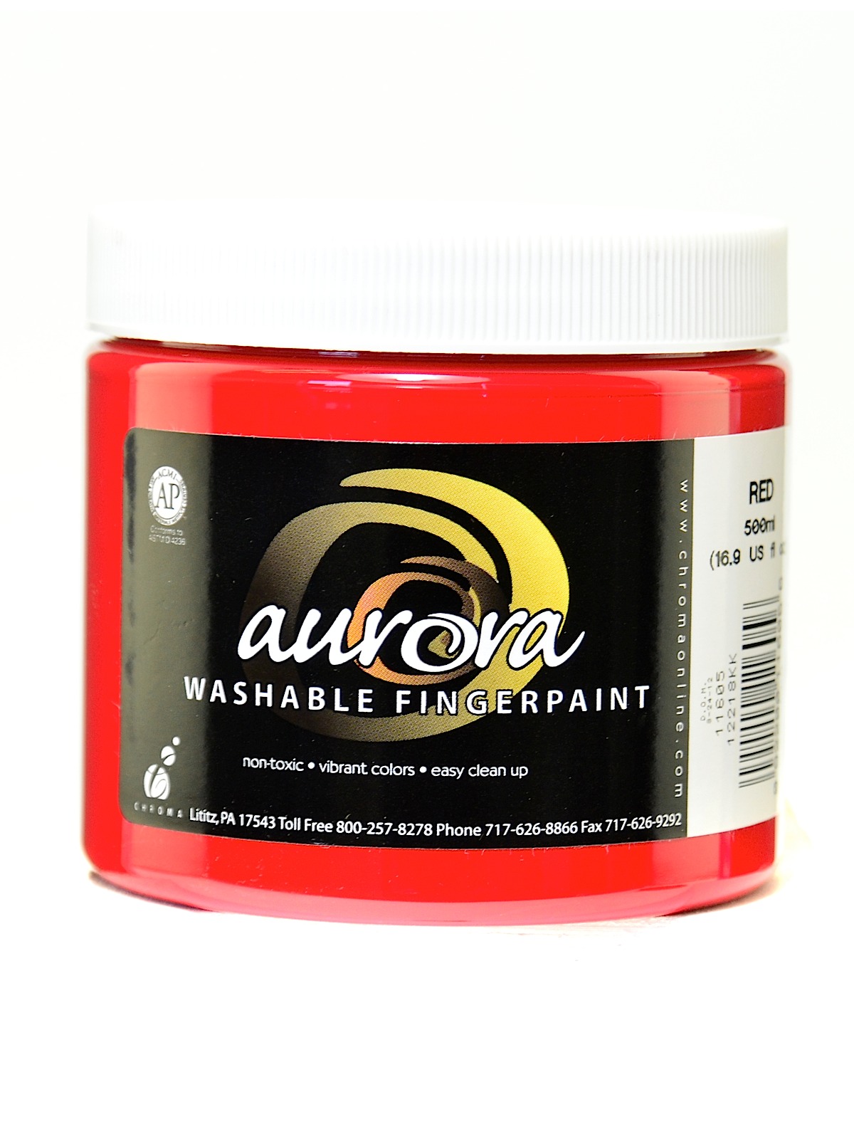 Aurora Washable Finger Paint red