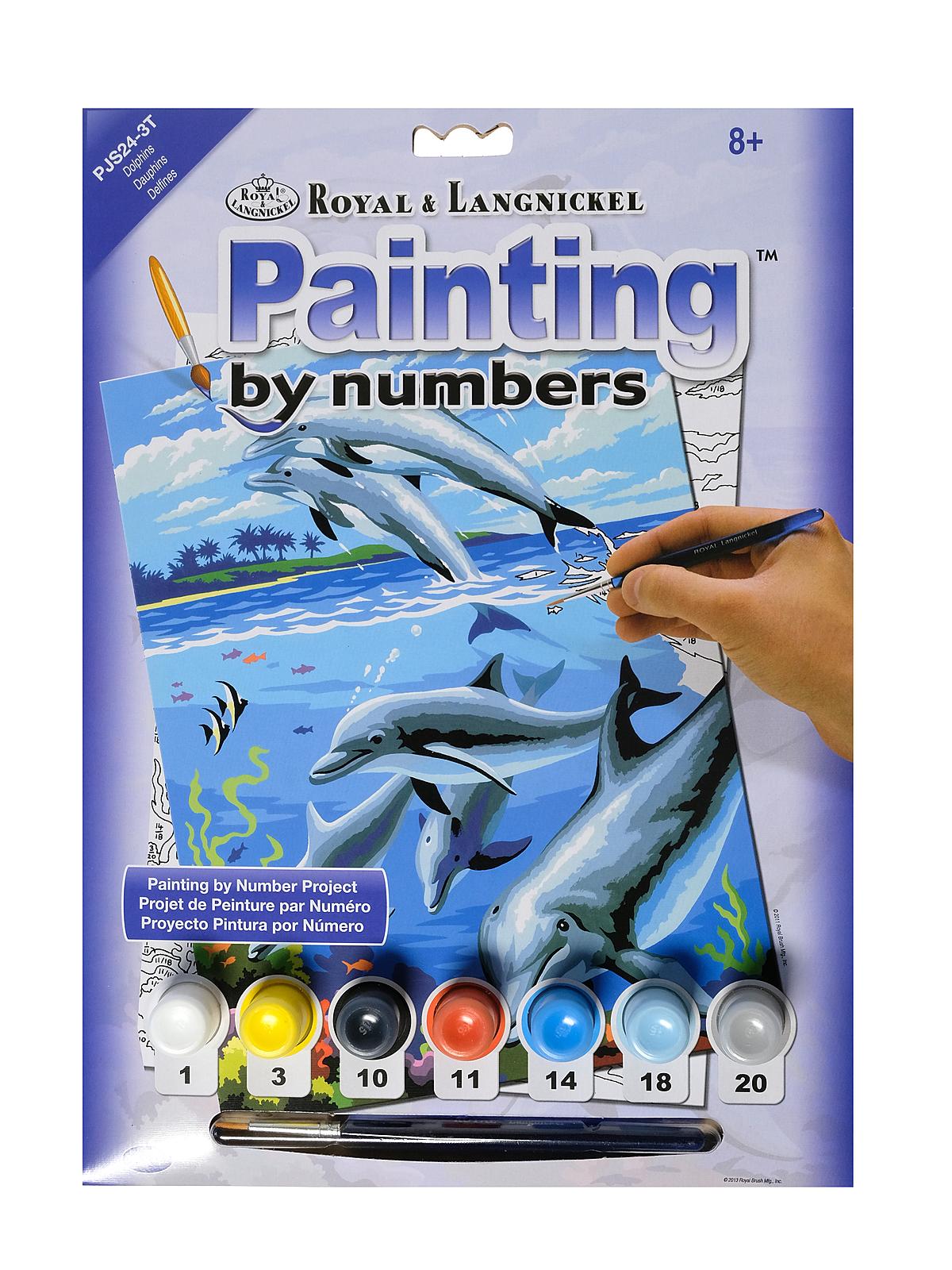 Painting By Number Junior small dolphins