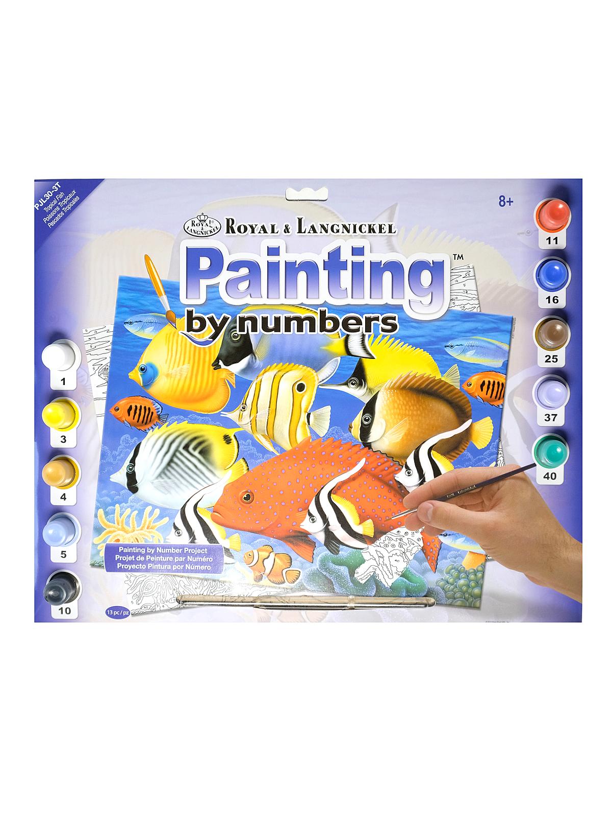 Painting By Number Junior large tropical fish