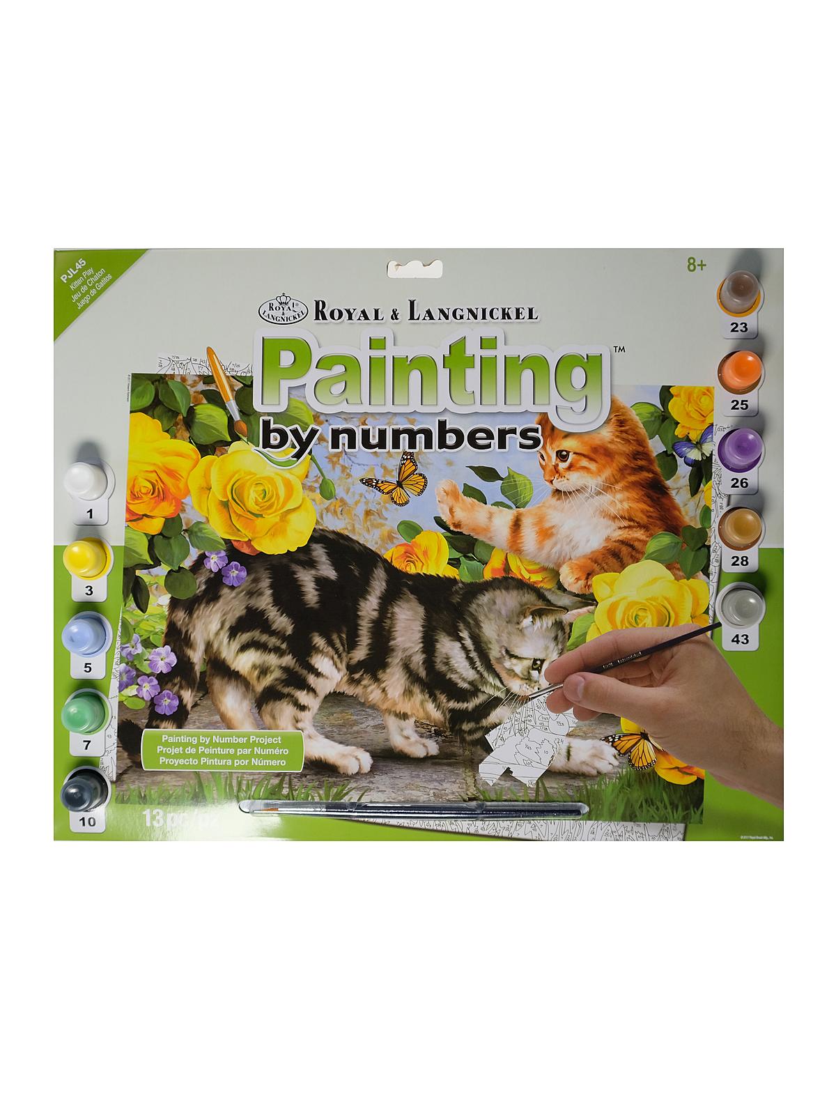 Painting By Number Junior large Kitten Play