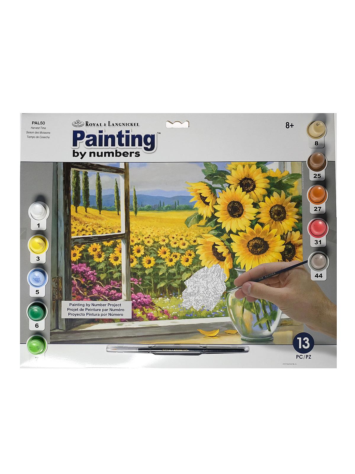 Painting By Numbers Senior large harvest time