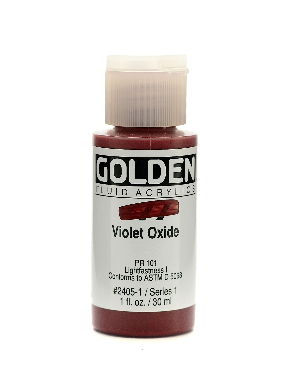 Fluid Acrylics violet oxide 1 oz.