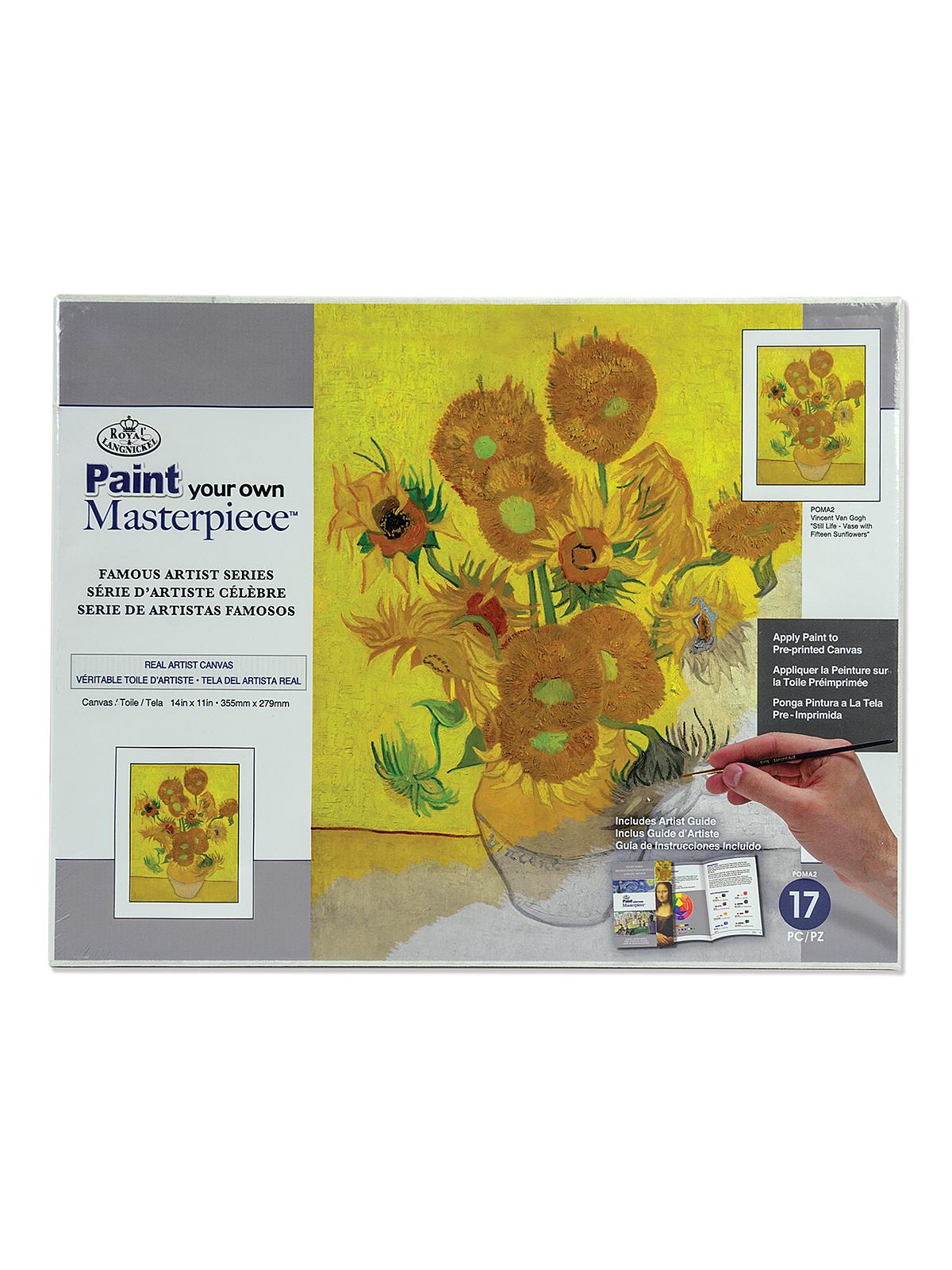 Paint your own Masterpiece sunflowers