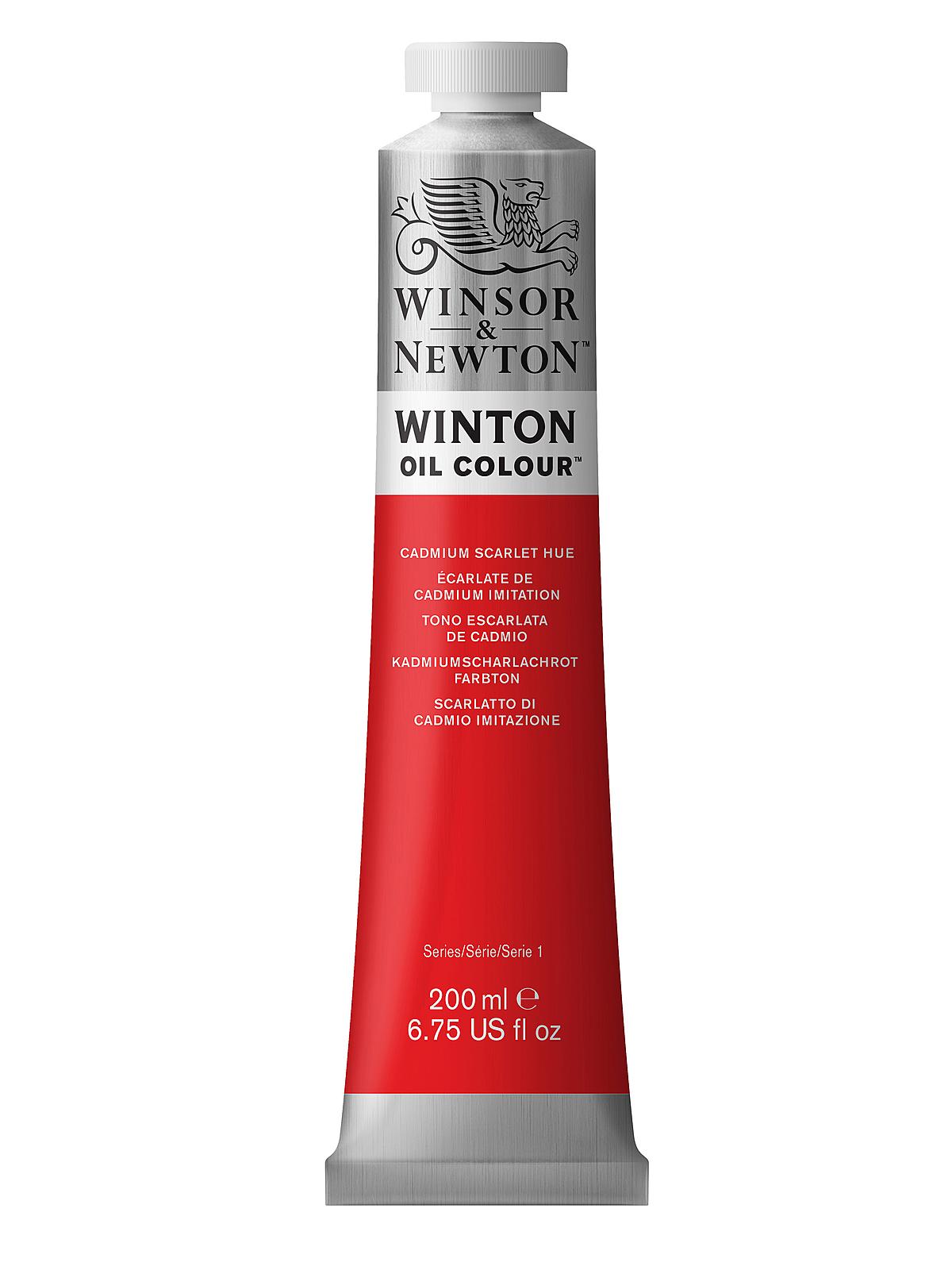 Winton Oil Colours 200 ml cadmium scarlet hue 107