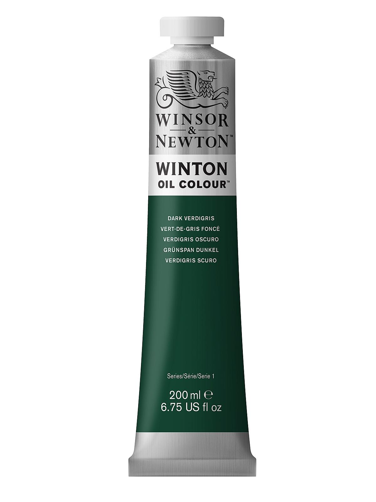 Winton Oil Colours 200 ml dark verdigris 405