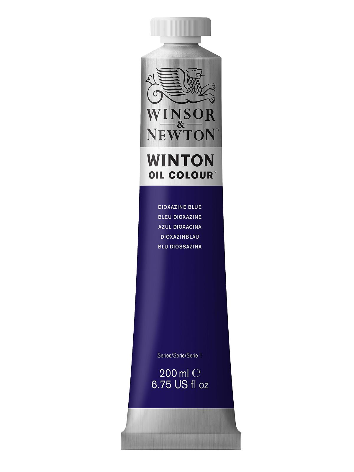 Winton Oil Colours 200 ml dioxazine blue 406
