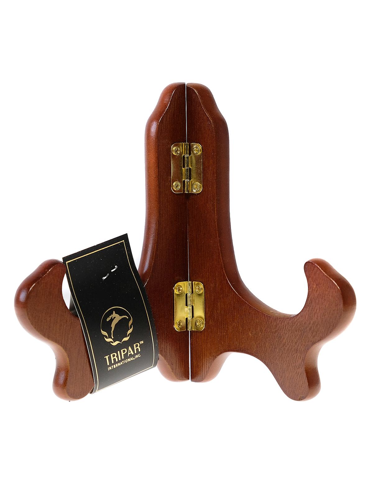Small Wooden Display Easels walnut 5 in. each
