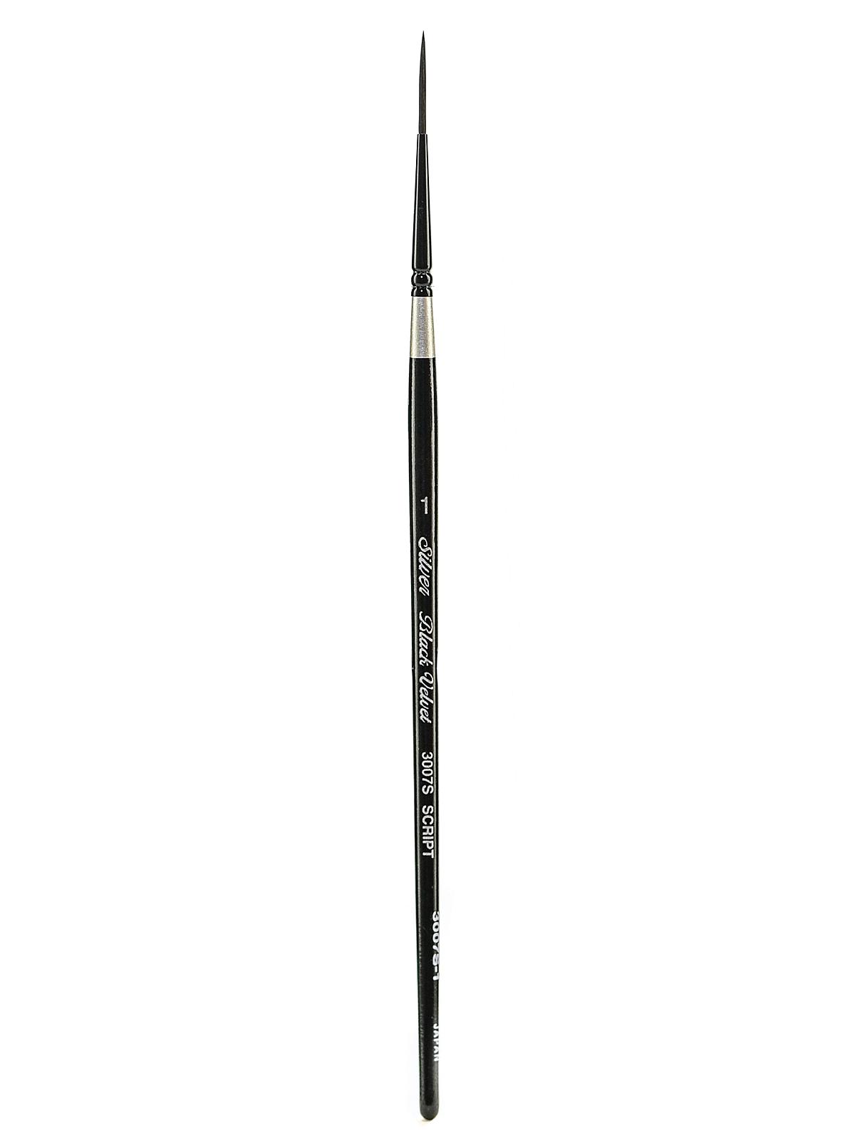 Black Velvet Series Brushes 1 script liner 3007S