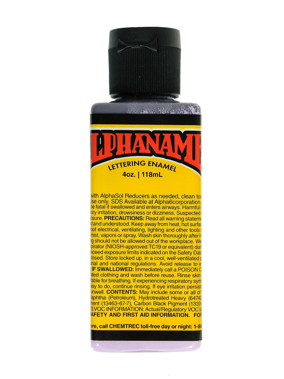 Alphanamel Lettering Enamel blackberry sherbert 4 oz.