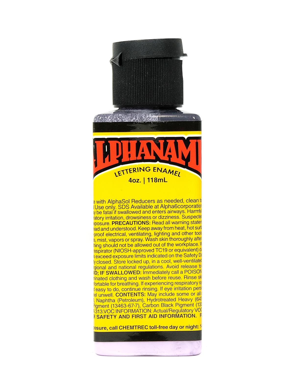 Alphanamel Lettering Enamel dark teal 4 oz.