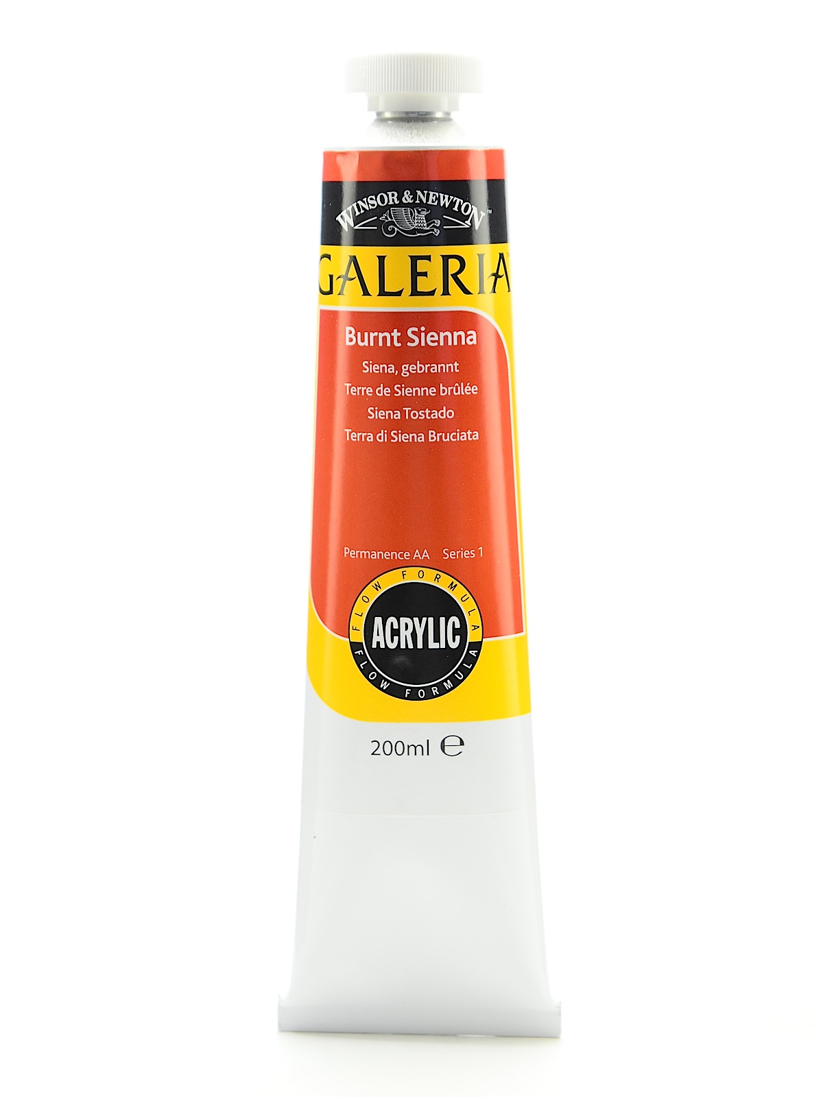 Galeria Flow Formula Acrylic Colours burnt sienna 200 ml 74