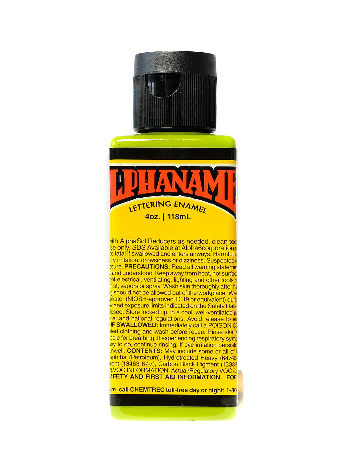 Alphanamel Lettering Enamel DoRr's Green 4 oz.