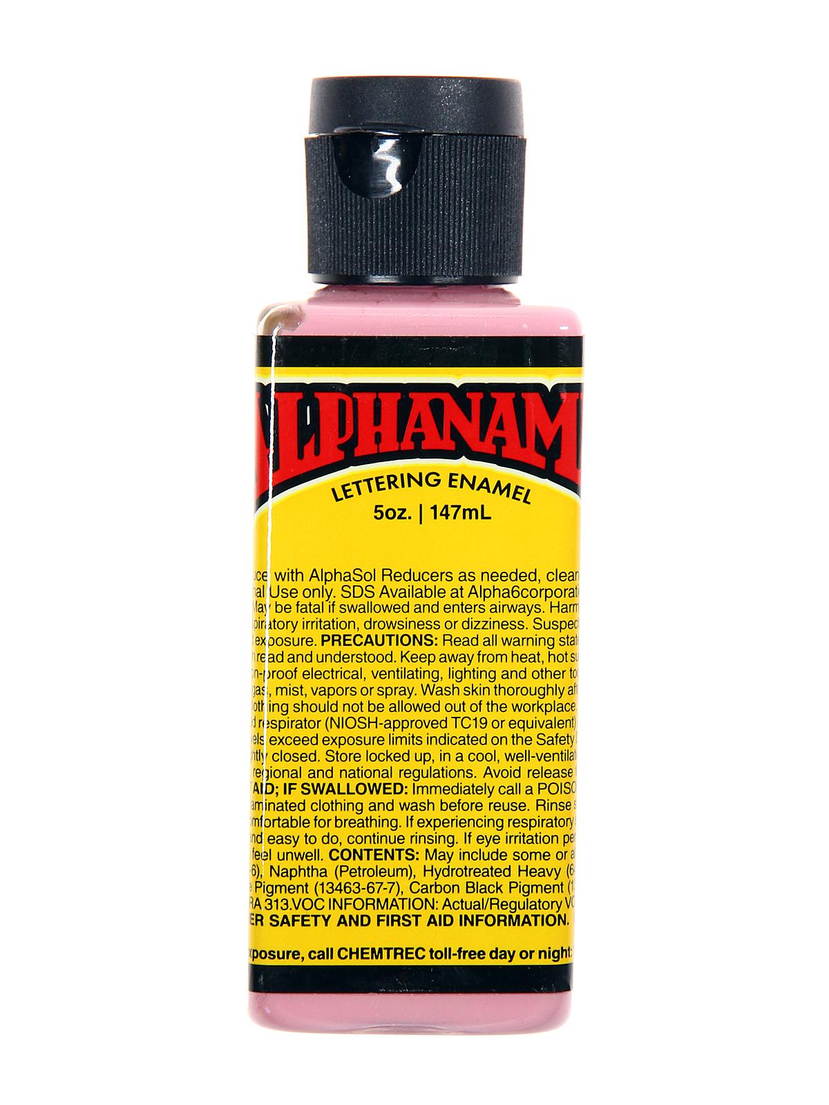 Alphanamel Lettering Enamel Raspberry Sherbert 4 Oz.