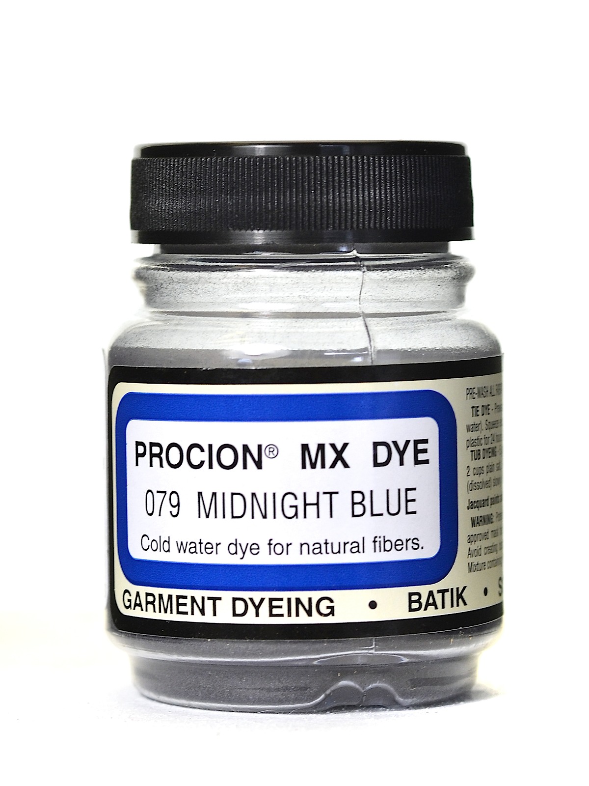 Procion MX Fiber Reactive Dye midnight blue 079 2 3 oz.