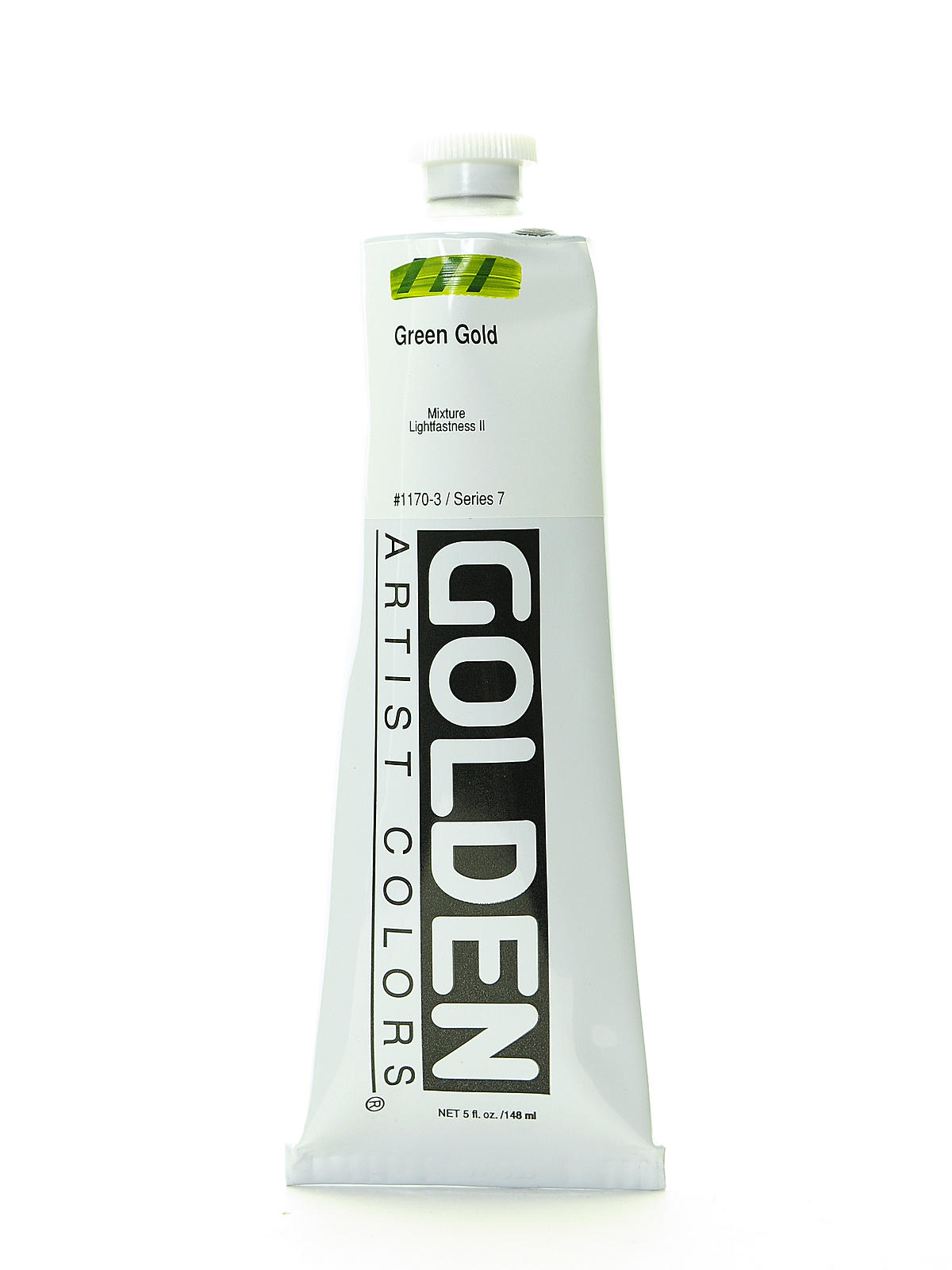 Heavy Body Acrylics green gold 5 oz.