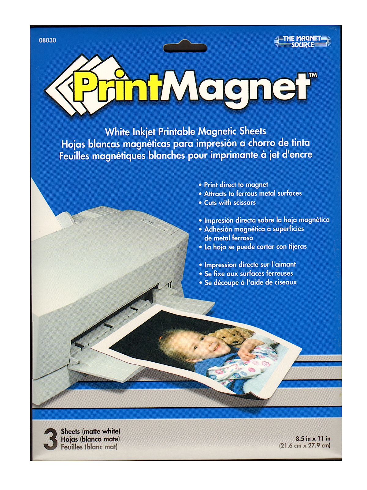 Printmagnet Inkjet Printable Magnetic Sheets 8.5 In. X 11 In.