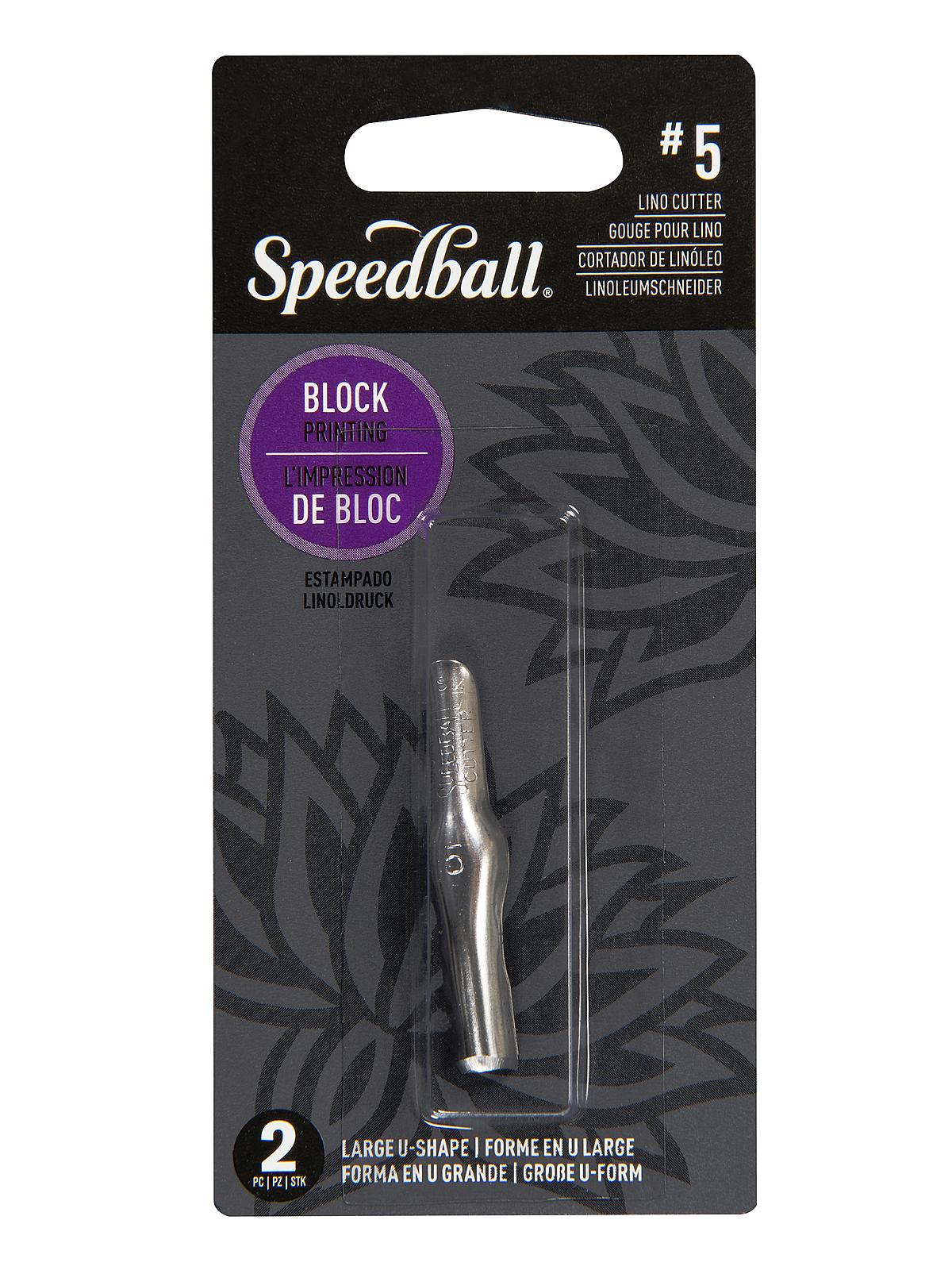 Linoleum Cutter no. 5 large gouge pack of 2