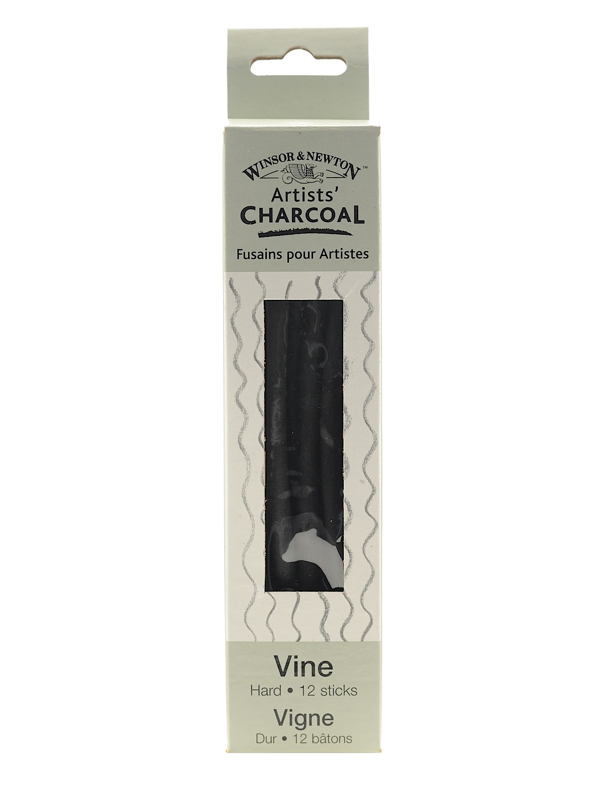 Artists' Charcoal vine hard box of 12
