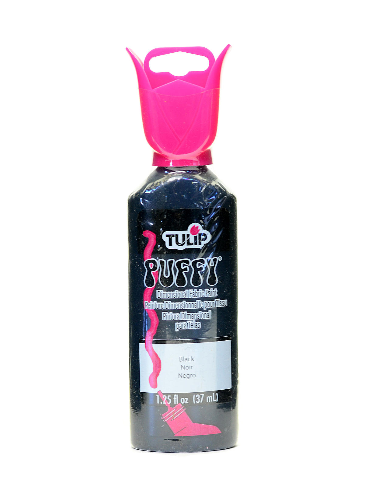 Puffy Dimensional Fabric Paint black 1 1 4 oz.
