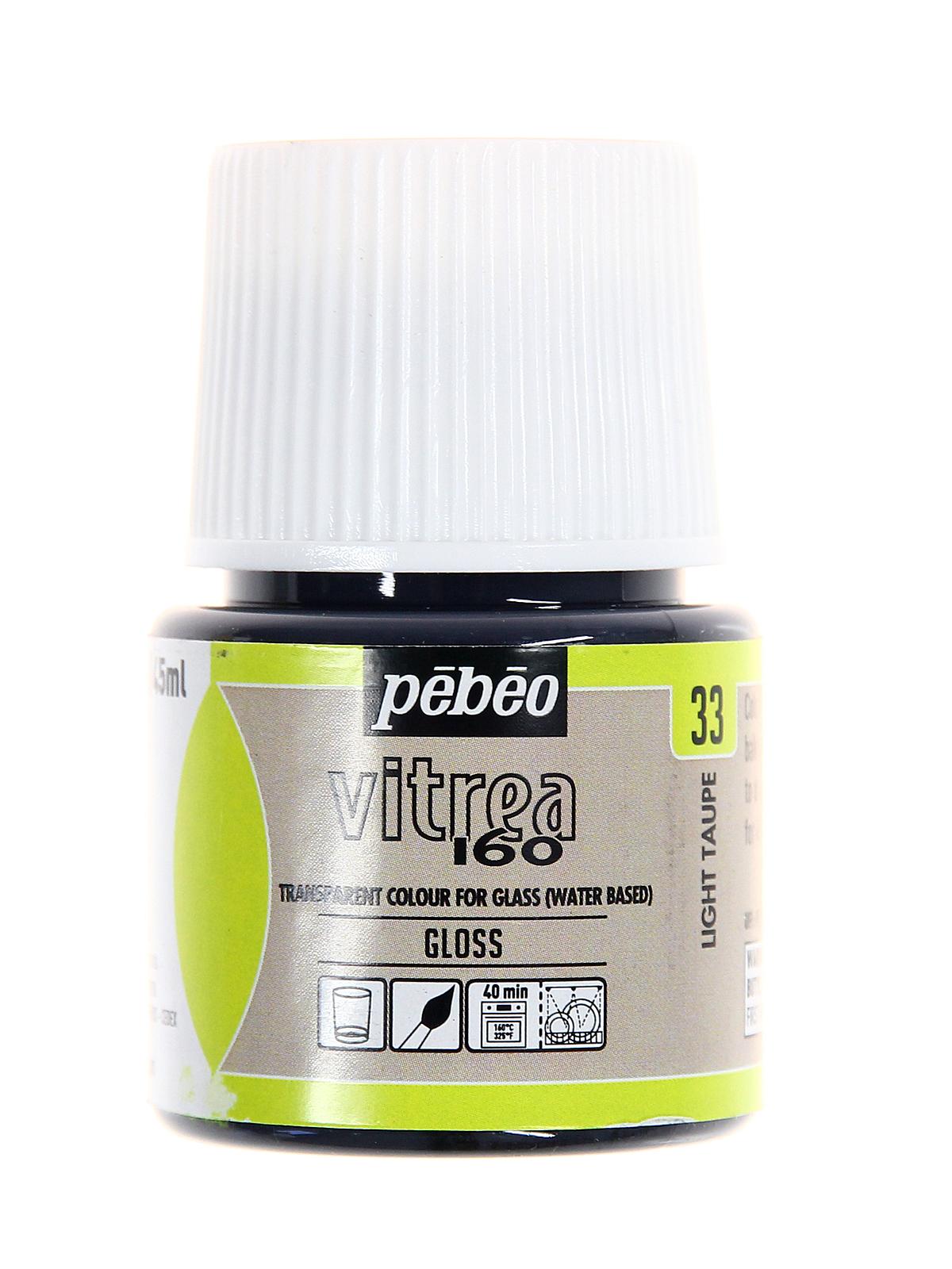 Vitrea 160 Glass Paint light taupe gloss 45 ml