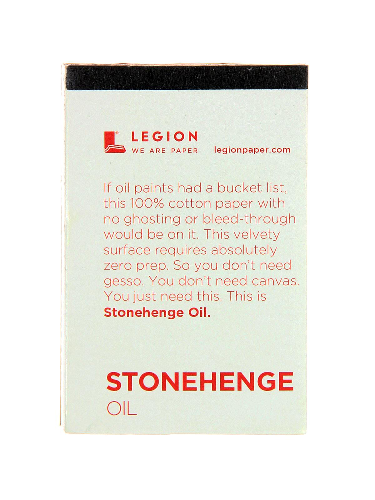Stonehenge Oil Paper Pads 2.5 In. X 3.75 In.