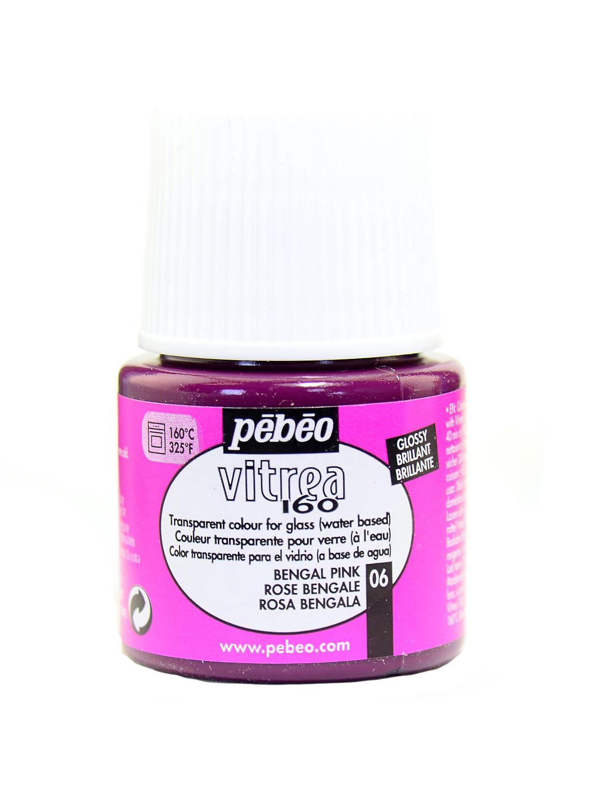 Vitrea 160 Glass Paint Bengal pink gloss 45 ml