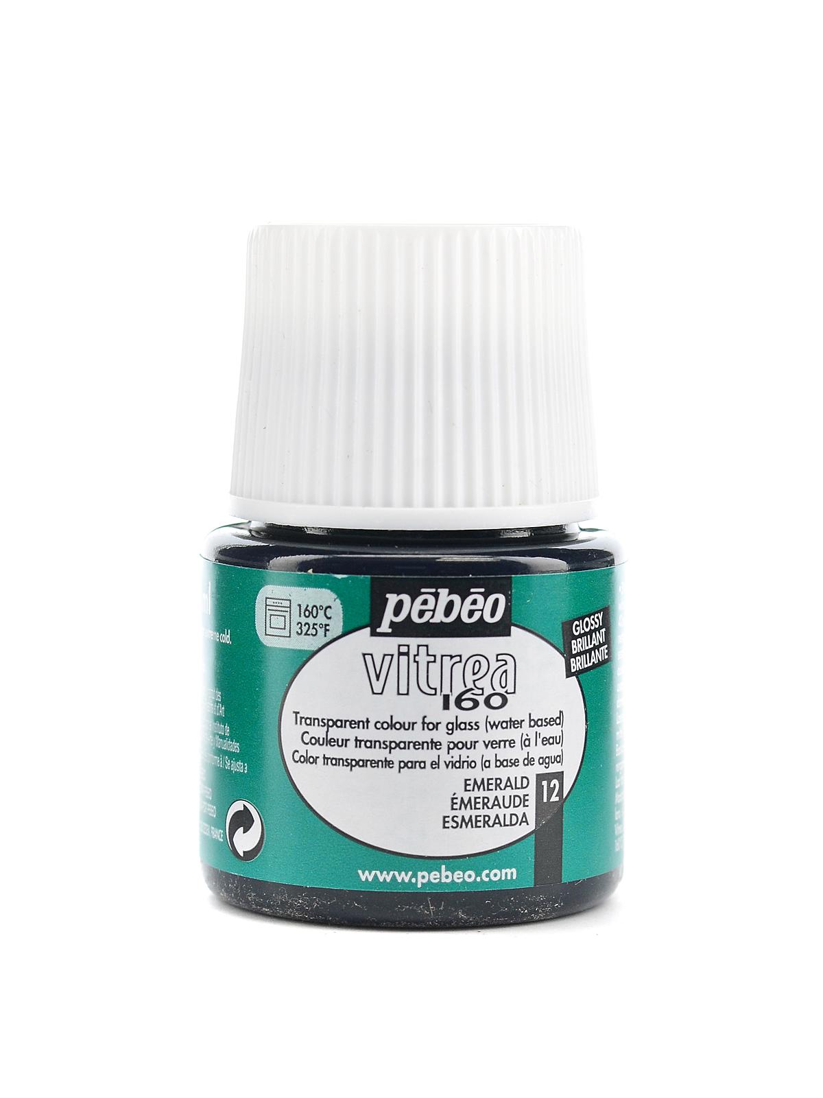 Vitrea 160 Glass Paint emerald gloss 45 ml