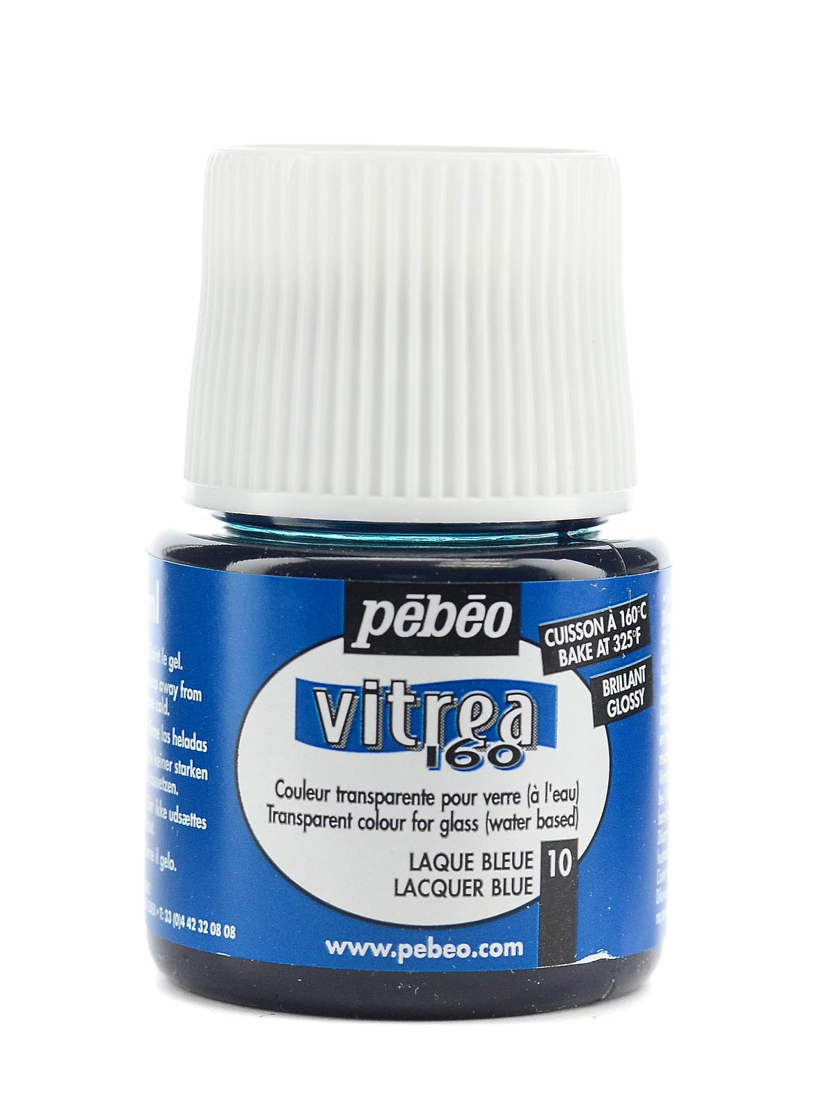 Vitrea 160 Glass Paint lacquer blue gloss 45 ml