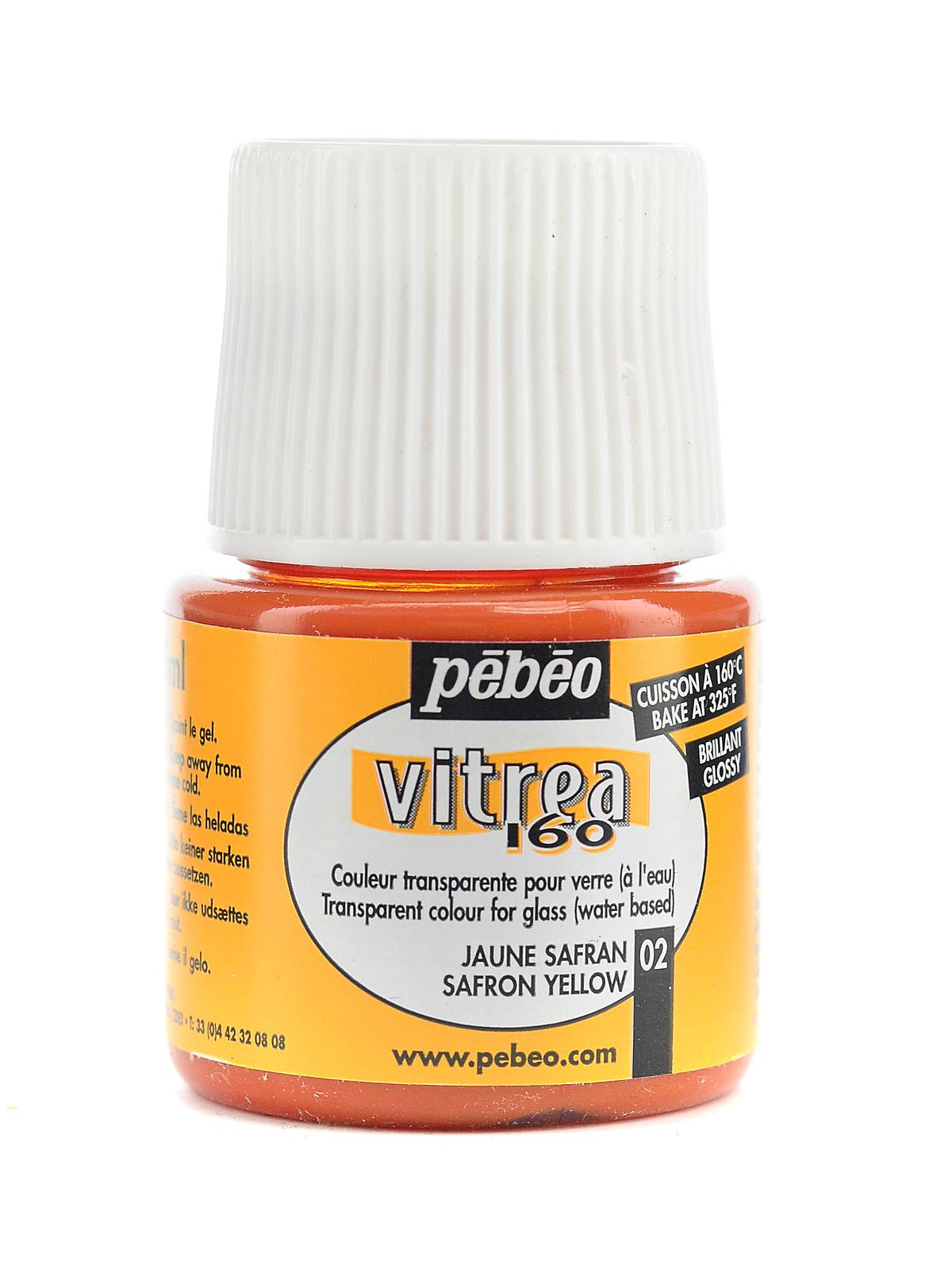 Vitrea 160 Glass Paint saffron yellow gloss 45 ml