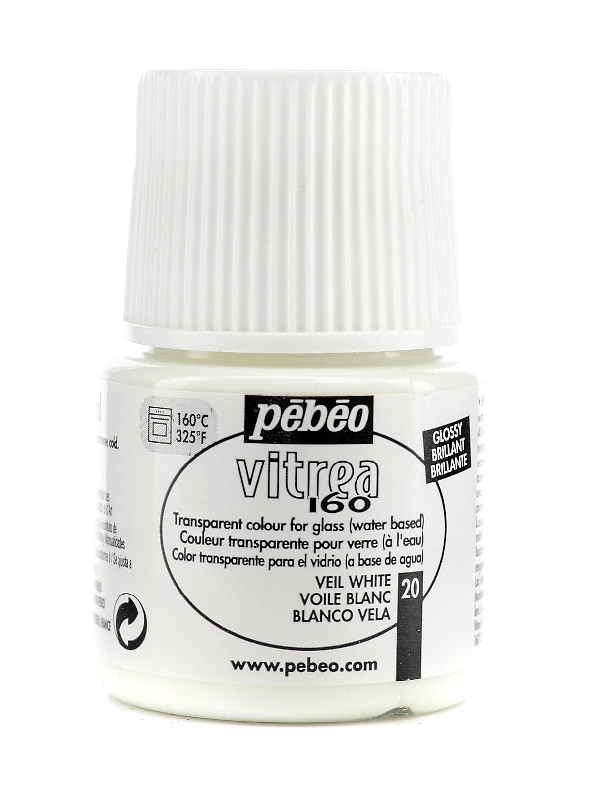 Vitrea 160 Glass Paint veil white gloss 45 ml