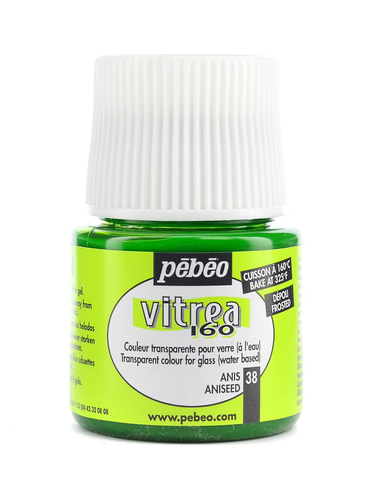 Vitrea 160 Glass Paint aniseed green frosted 45 ml