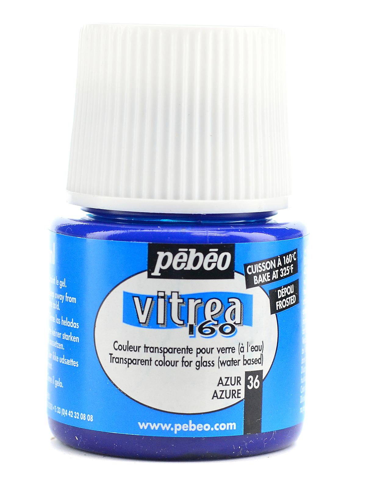 Vitrea 160 Glass Paint azure frosted 45 ml