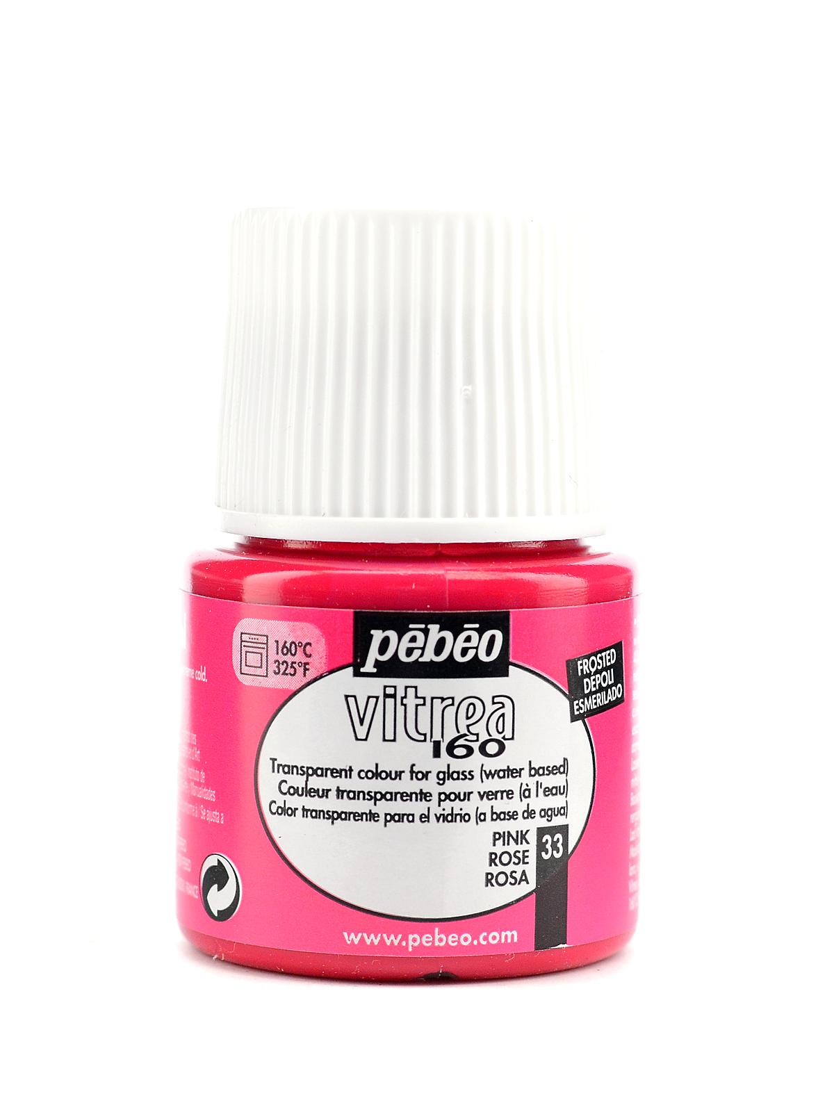 Vitrea 160 Glass Paint pink frosted 45 ml