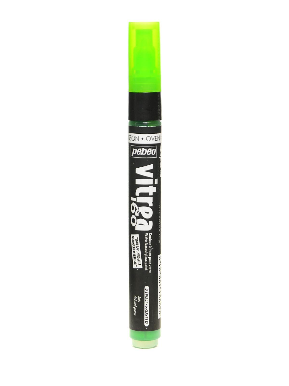 Vitrea 160 Markers aniseed green frosted