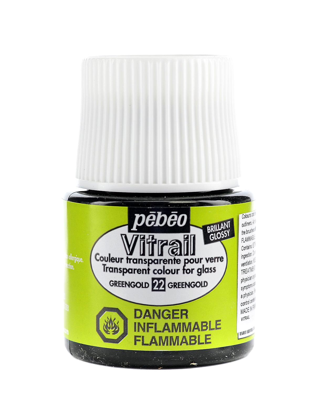 Vitrail Paint green gold 45 ml