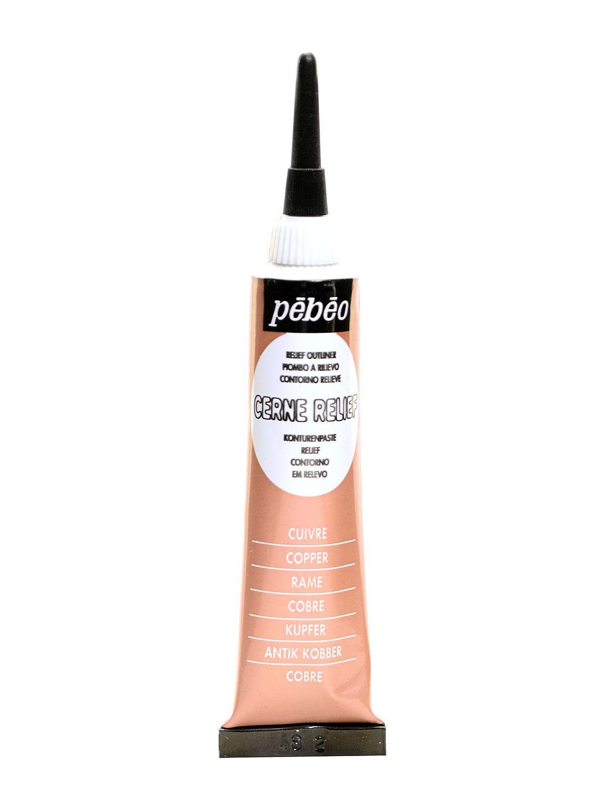 Vitrail Cerne Relief copper 20 ml